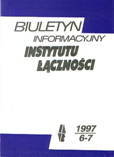 Zastosowania ATM do łączenia sieci MAN DQDB. Biuletyn Informacyjny Instytutu Łączności, 1997, nr 6-7 (351-352)