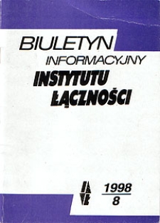 Niektóre aspekty rozliczeń międzyoperatorskich. Biuletyn Informacyjny Instytutu Łączności, 1998, nr 8 (361)