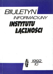 Precyzyjne pomiary mocy promieniowania optycznego w telekomunikacji światłowodowej. Biuletyn Informacyjny Instytutu Łączności, 1992, nr 10 (303)