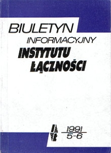 Wybrane zagadnienia budowy osiedlowych antenowych instalacji zbiorczych. Biuletyn Informacyjny Instytutu Łączności, 1991, nr 5-6 (291-292)