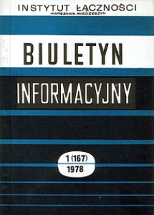 Asynchroniczna krotnica cyfrowa. Biuletyn Informacyjny, 1978, nr 1 (167)