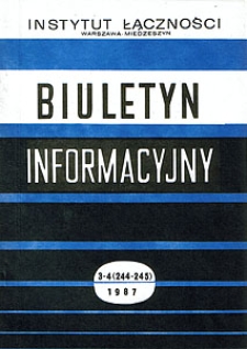 Obecny stan i perspektywy dalszego rozwoju badań propagacji fal powyżej 10 GHz w Polsce na tle aktualnego stanu światowego. Biuletyn Informacyjny, 1987, nr 3-4 (244-245)