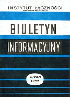 Metody zabezpieczenia 30-krotnych systemów cyfrowych przed niebezpiecznymi i zakłócającymi oddziaływaniami zewnętrznymi. Biuletyn Informacyjny IŁ, 1987, nr 6 (247)