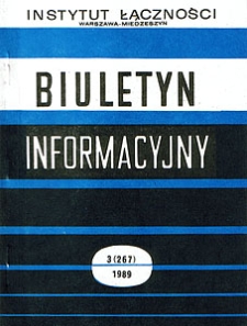 Teletransmisyjne systemy abonenckie dla sieci wiejskich. Biuletyn Informacyjny, 1989, nr 3 (267)