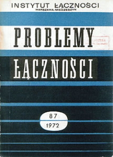 Automatyzacja pomiarów i regulacja parametrów toru telewizyjnego. Problemy Łączności, 1972, nr 87