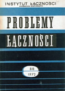 Nowoczesne systemy telegrafii faksymilowej (telekopii) czarno-białej, odcieniowej i kolorowej. Problemy Łączności, 1972, nr 88