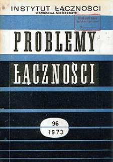 Środki polepszenia jakości transmisji radiofonicznej. Problemy Łączności, 1973, nr 96