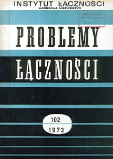 Zniekształcenia sygnałów telewizji kolorowej i ich pomiary. Problemy Łączności, 1973, nr 102