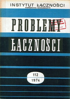 Naziemne stacje łączności satelitarnej. Problemy Łączności, 1974, nr 112