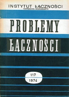 Nowoczesne kable sieci miejscowych. Rodzaje, budowa i montaż. Opracowanie tłumaczeń. Problemy Łączności, 1974, nr 117