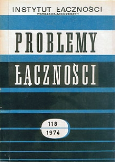 Kable współosiowe mikrowymiarowe. Problemy Łączności, 1974, nr 118