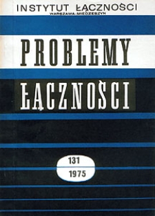 Ochrona przed hałasem i drganiami obiektów telekomunikacyjnych i pocztowych. Problemy Łączności, 1975, nr 131