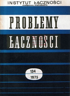 Metody i środki eksploatacji central systemu Pentaconta. Problemy Łączności, 1975, nr 134