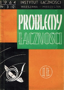 Analiza systemów telewizji przewodowej. Problemy Łączności, nr 3 (12)