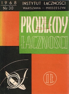 Kryteria alokacji sił wytwórczych w dziedzinie łączności (Problem optymalizacji struktur inwestycyjno-produkcyjnych). Problemy Łączności, 1968, nr 30