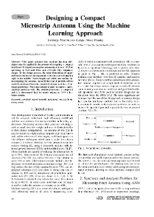 Designing a Compact Microstrip Antenna Using the Machine Learning Approach, Journal of Telecommunications and Information Technology, 2020, nr 4