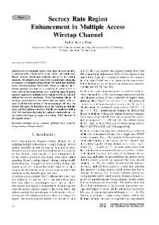 Secrecy Rate Region Enhancement in Multiple Access Wiretap Channel, Journal of Telecommunications and Information Technology, 2022, nr 2