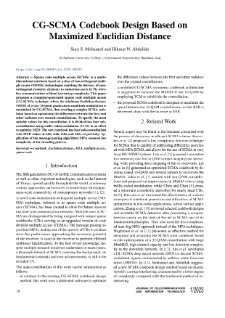 CG-SCMA Codebook Design Based on Maximized Euclidian Distance, Journal of Telecommunications and Information Technology, 2023, nr 1