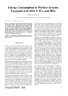 Energy Consumption in Wireless Systems Equipped with RES, UAVs, and IRSs, Journal of Telecommunications and Information Technology, 2023, nr 2