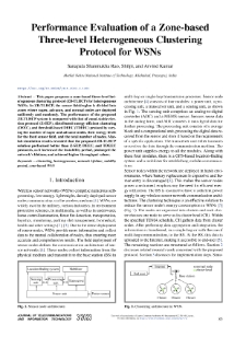 Performance Evaluation of a Zone-based Three-level Heterogeneous Clustering Protocol for WSNs, Journal of Telecommunications and Information Technology, 2023, nr 3