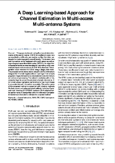 A Deep Learning-based Approach for Channel Estimation in Multi-access Multi-antenna Systems, Journal of Telecommunications and Information Technology, 2024, nr 3