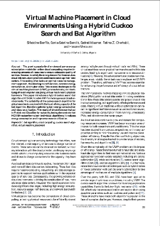 Virtual Machine Placement in Cloud Environments Using a Hybrid Cuckoo Search and Bat Algorithm, Journal of Telecommunications and Information Technology, 2025