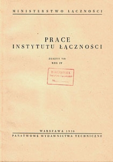 Prace Instytutu Łączności, 1957, nr 9