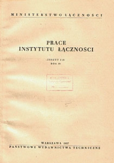 Prace Instytutu Łączności, 1957, nr 8