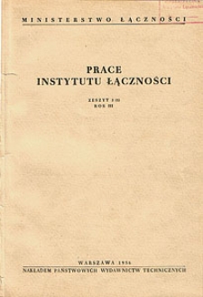 Prace Instytutu Łączności, 1956, nr 5