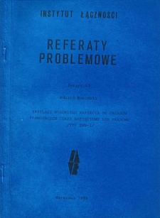 Zasilacz wysokiego napięcia do układów formujących udary napięciowe lub prądowe /typ ZWN-1/. Referaty Problemowe, 1989, zeszyt 93