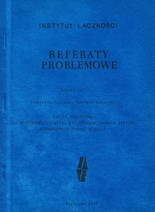 Pakiet procesora dla mikrokomputerowego, wielostanowiskowego systemu wprowadzania danych MSWD-16. Referaty Problemowe, 1990, zeszyt 101